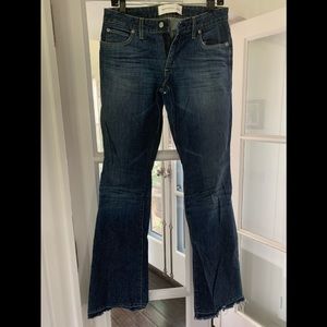 Paperdenim&cloth cropped flair jeans